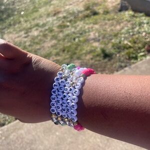 Handmade affirmations bracelets